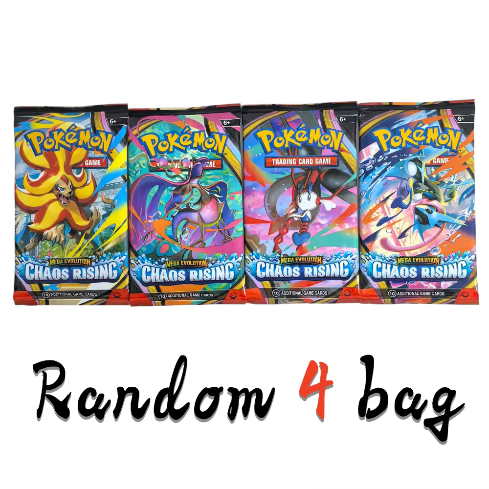 NOUVEAU Pack de Boosters Pokémon TCG Aléatoire 6/15/24 sachets Carte Pokémon CHA Anglais Booster Car