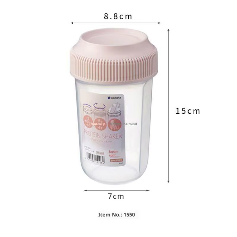 ♥ Bouteille shaker multifonction pour protéines - Gobelet en plastique sans BPA de 560 ml pour proté