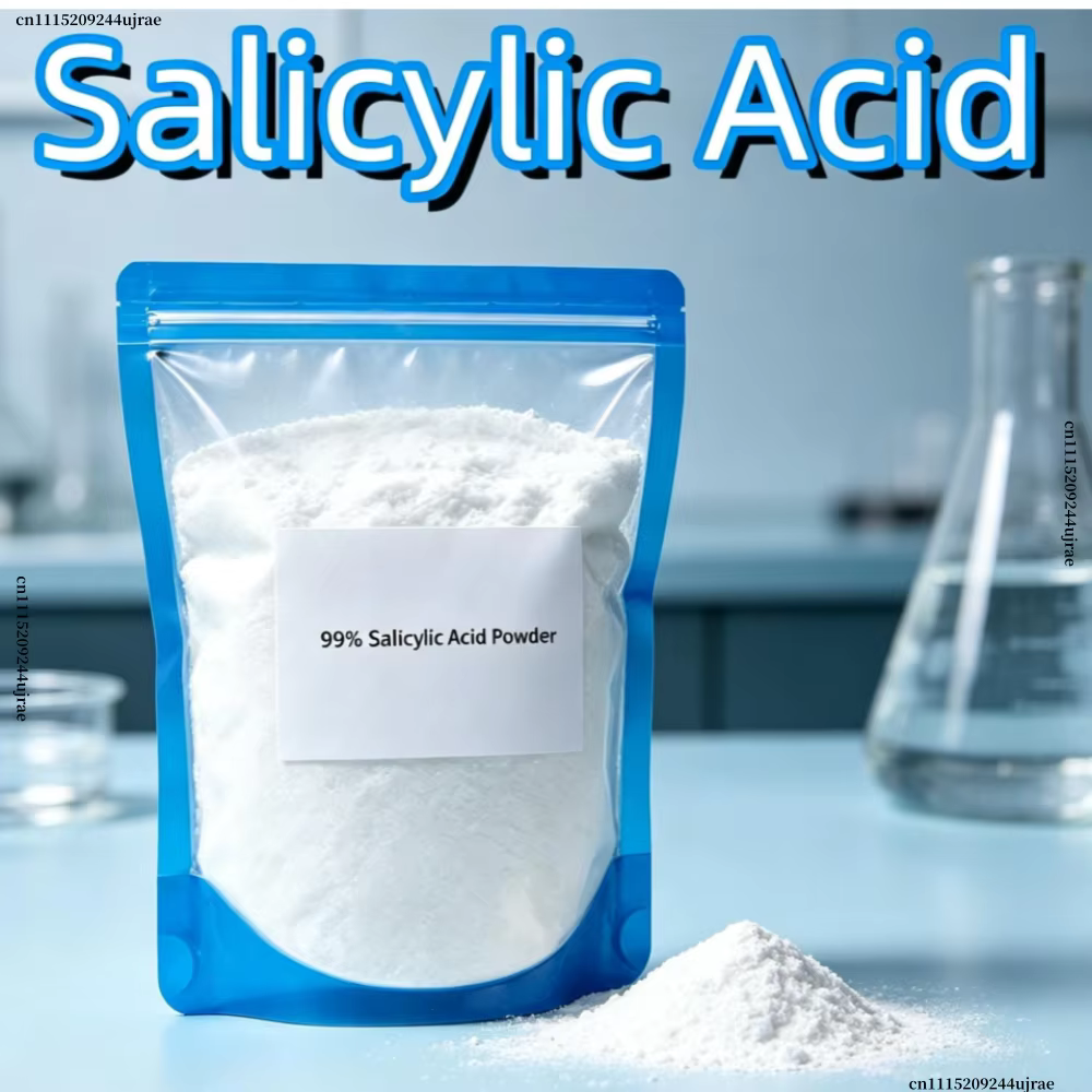 Poudre d'acide salicylique à 99 % pour la fabrication artisanale de savon cosmétique DIY, matière pr