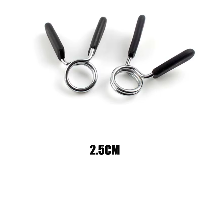 Barre d'haltères de Fitness avec pinces, poids réglable de 25mm, poignée d'haltère filetée Standard,