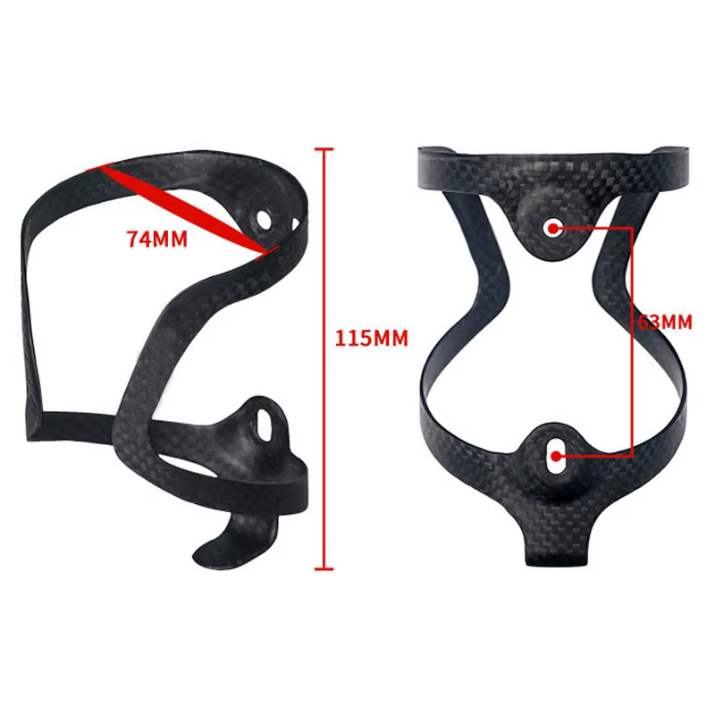 Chaud ultraléger 13g ± 3g 3k pleine Fiber de carbone porte-bouteille d'eau vtt/vélo de route Botelle