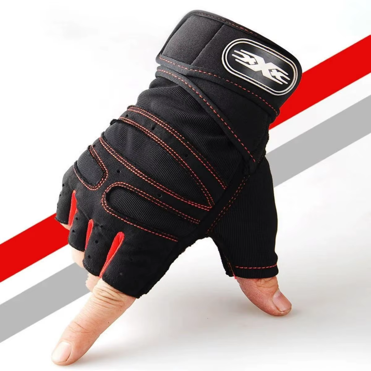 Gants de gymnastique pour hommes et femmes, Fitness, haltérophilie, bracelet, musculation, entraînem