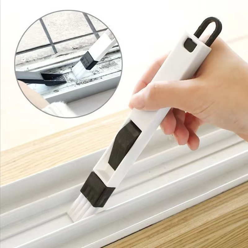 Brosse de nettoyage polyvalente pour carrelage, joints de sol, rainures de fenêtre, outils de nettoy