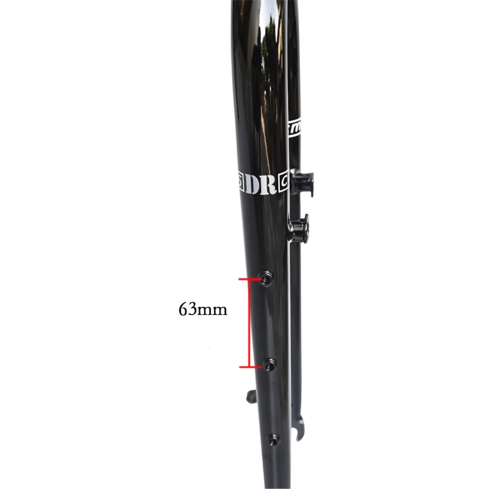 26/27.5ER DARKROCK CM-5 cr-mo Steels fourche avant 28.6mm disque et V frein vtt fourche rigide pièce
