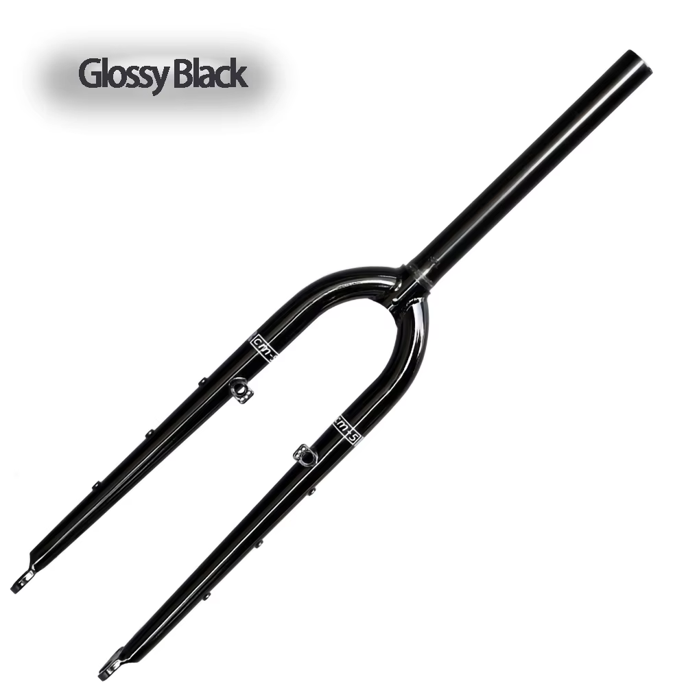 26/27.5ER DARKROCK CM-5 cr-mo Steels fourche avant 28.6mm disque et V frein vtt fourche rigide pièce
