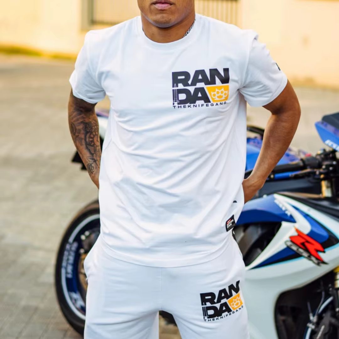 Nouveau T-shirt de sport respirant RANDA 3D imprimé 2026 pour hommes et femmes, col rond, manches co