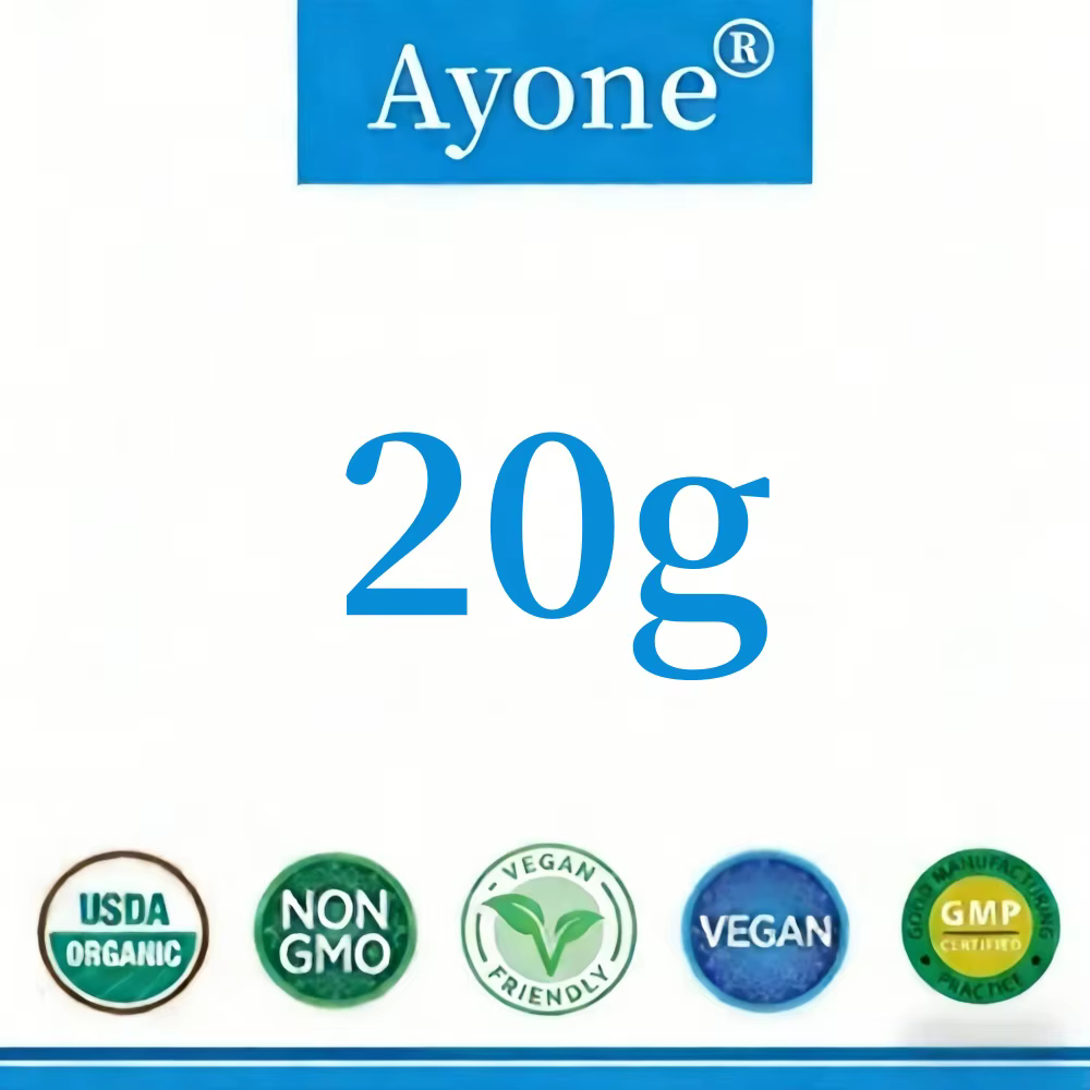 Poudre d'acide hyaluronique à faible poids moléculaire, pureté 99% | Matière première cosmétique d
