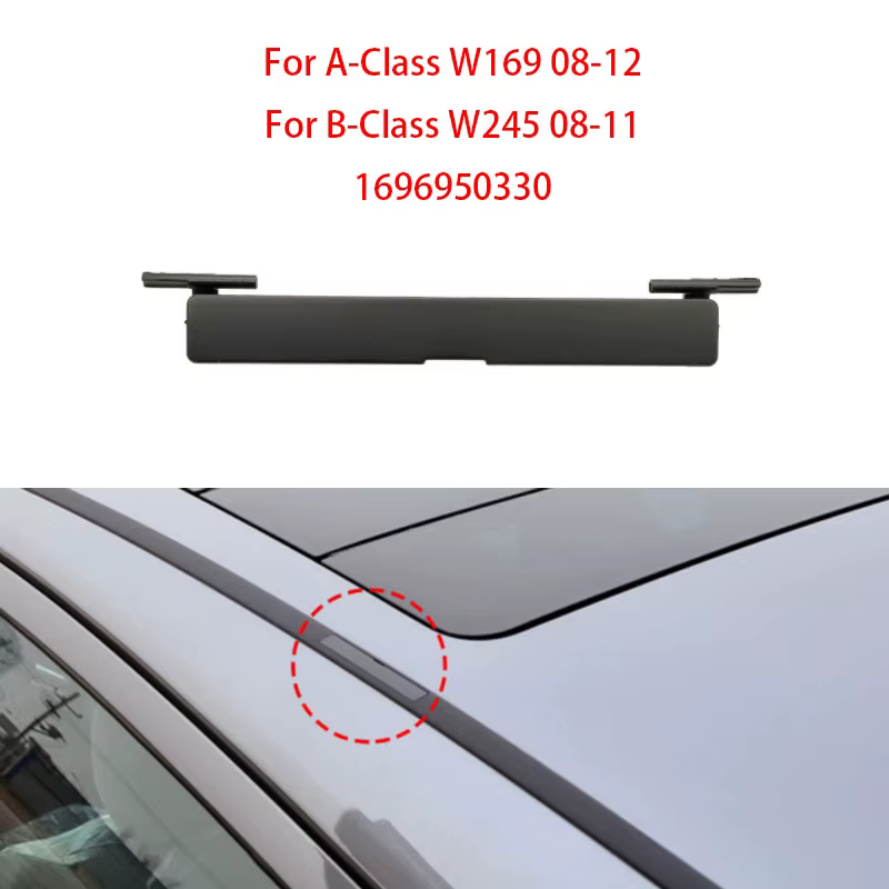 Plaque de couverture de porte-bagages de toit de voiture, moulage de Rail de toit de voiture pour Me