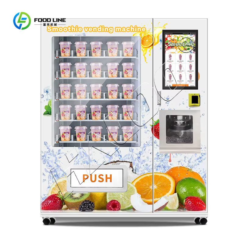 Distributeur automatique de smoothies personnalisés – Machine à smoothies aux fruits frais – Blender