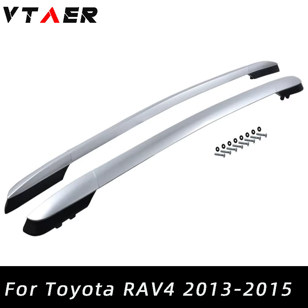Barres de toit pour Toyota RAV4 XA40 2013 2014 2015 2016 2017, kit de barres porte-bagages en alumin