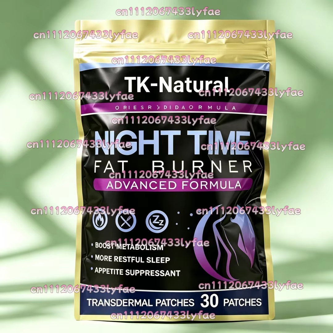 30 Patchs Transdermiques pour la Perte de Poids Nocturne - Brûleur de Graisses à Action Rapide pour