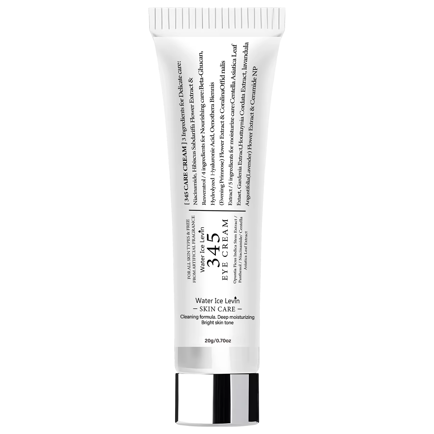 Crème pour les yeux au collagène avec acide hyaluronique, rétinol, tocophère et glycérine, une crème
