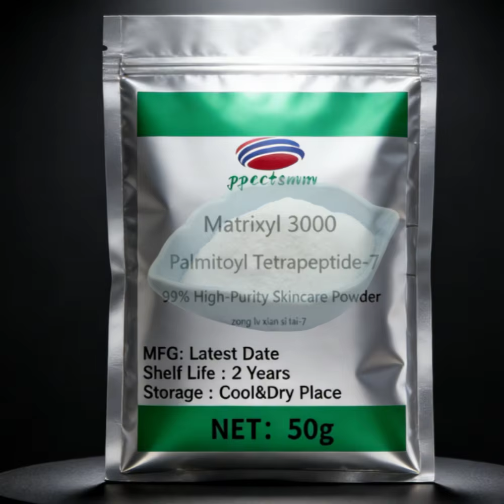 Poudre de Palmitoyl Tetrapeptide-7 (Pal-tetrapeptide-7) de haute pureté, poudre Matrixyl