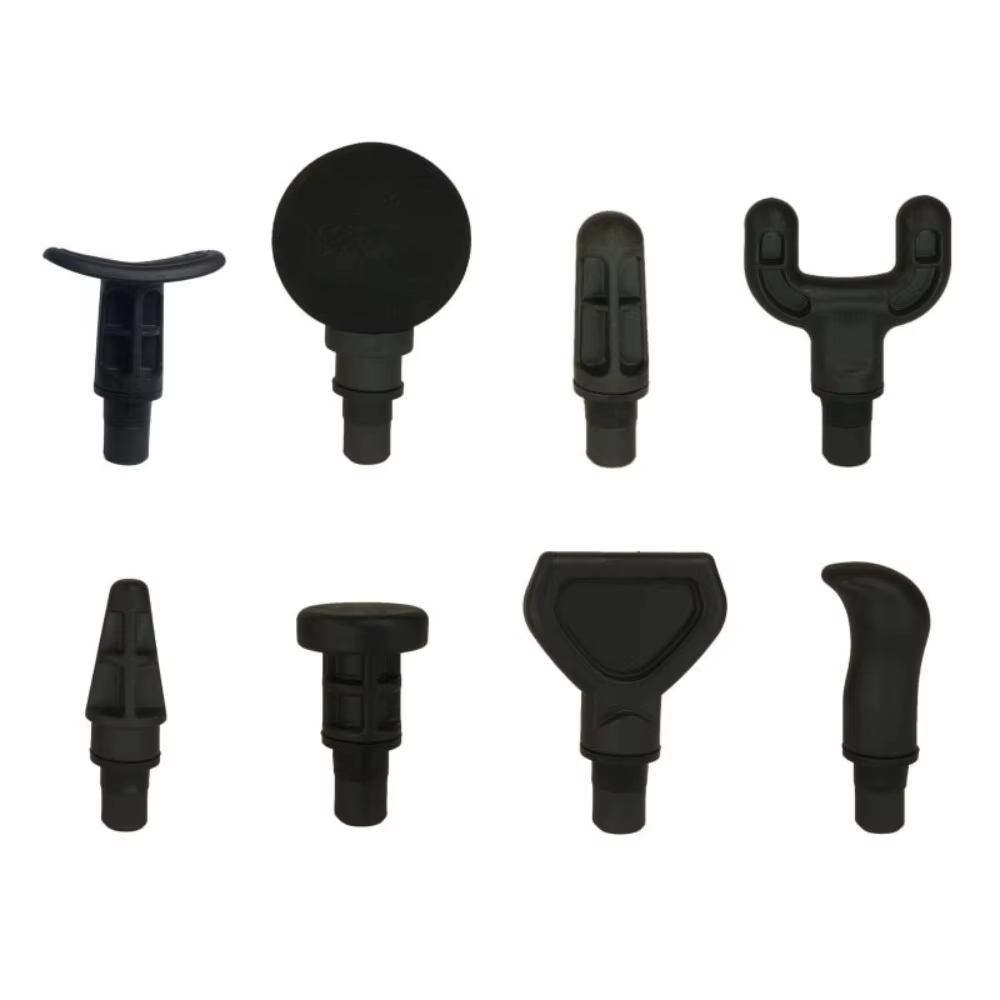 8 têtes de massage fascia de 12,5 mm en ABS, accessoires de remplacement pour stimulateur de massage
