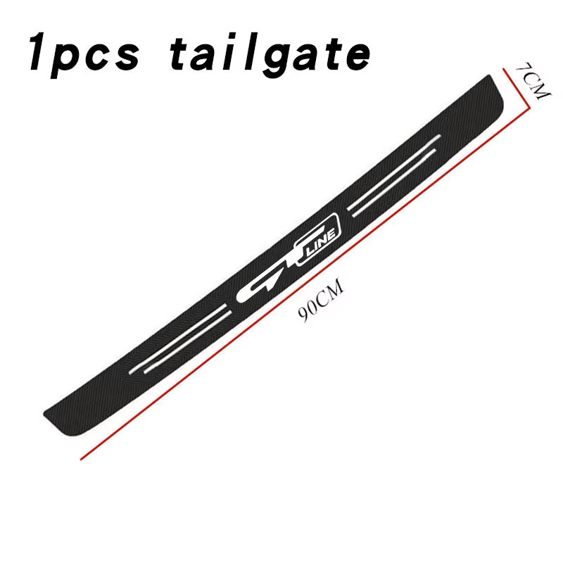 Autocollants de seuil de porte de voiture, accessoires pour KIA GT LINE K2 Sportage Stinger Sorento