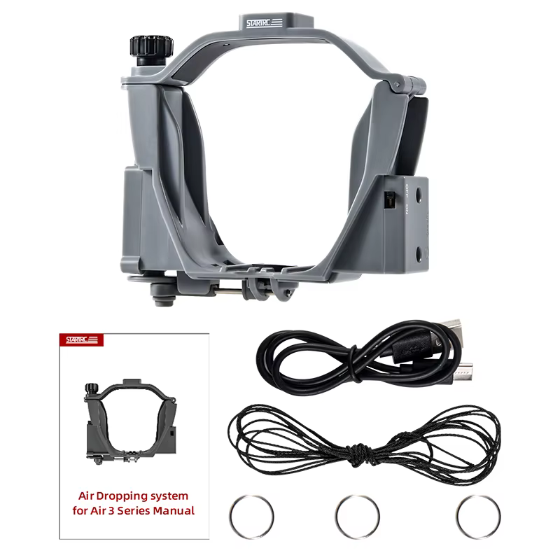 Système de largage aérien amélioré 12KM pour accessoires de drone DJI Air 3S, dispositif de transpor