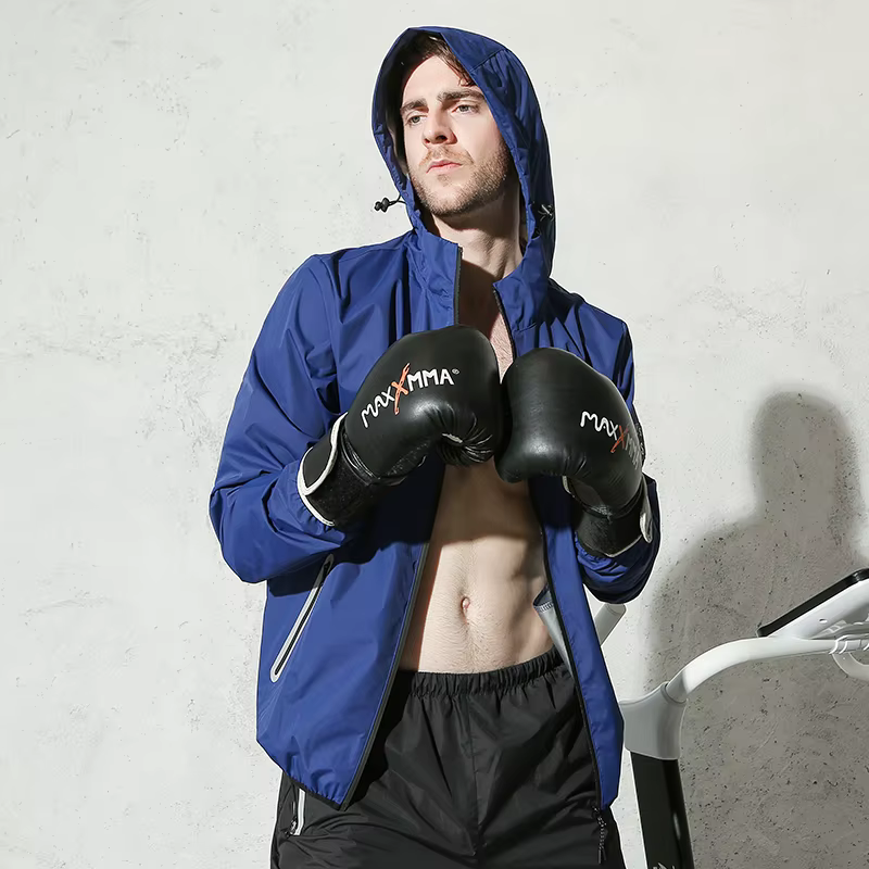 Combinaison de Sauna professionnelle pour hommes, ensemble de vêtements de gymnastique, entraînement