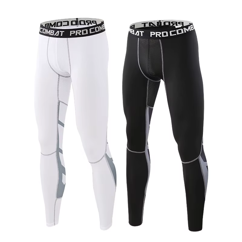 Pantalon de compression élastique pour homme, legging collant, pantalon de survêtement, cyclisme, co