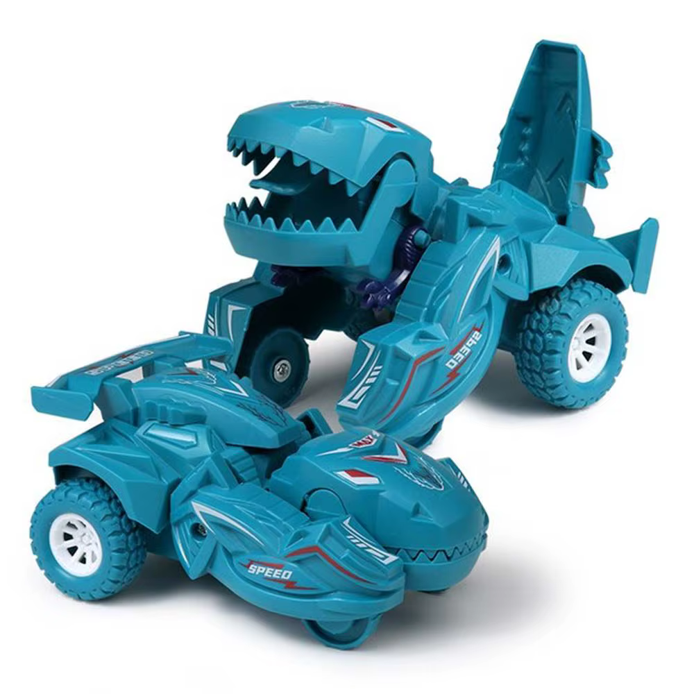 Voiture de cascade transformable automatiquement en robot dinosaure, voiture transformable en dinosa