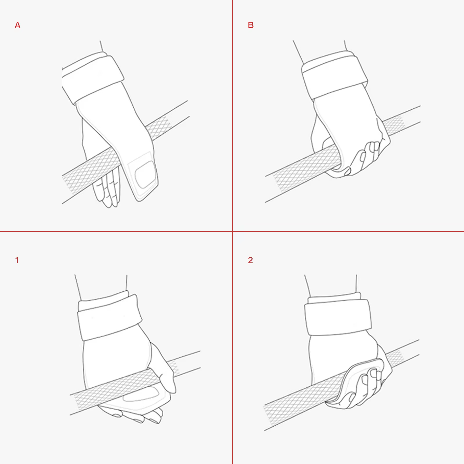 SKDK – protège-paume pour poignées de gymnastique, en cuir de vache, protection de la paume, gants d
