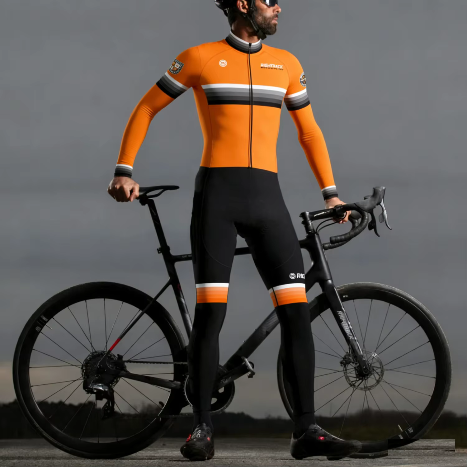 Combinaison de triathlon d'hiver en polaire thermique et combinaison longue d'automne pour le ski, l