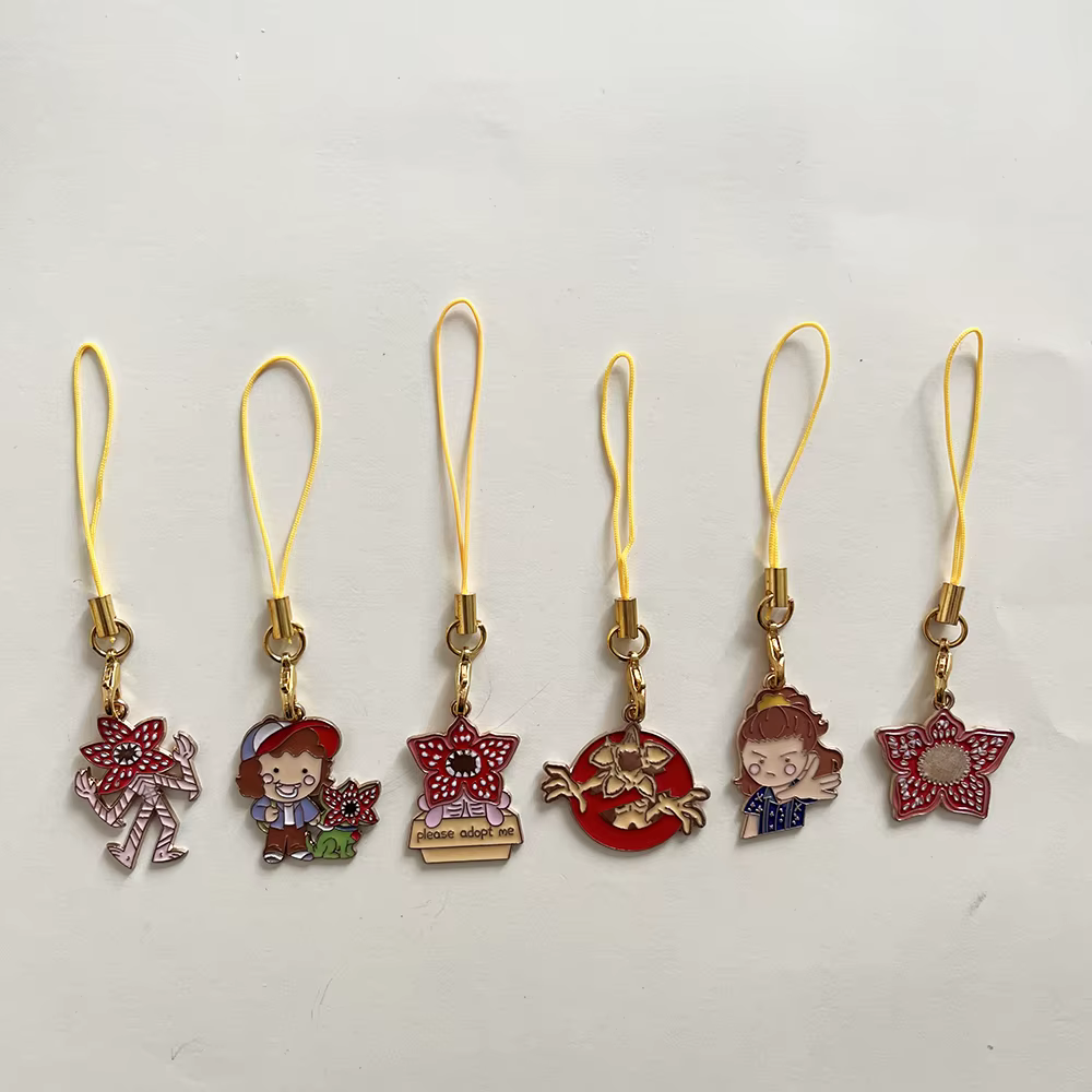 Porte-clés Stranger Things, pendentif en métal, Will Byers, Mike Wheeler, Demogorgon, personnage de
