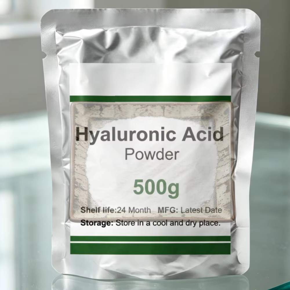 Poudre d'acide hyaluronique pur à 99 %, qualité cosmétique, anti-âge, hydratante, blanchissante, mat
