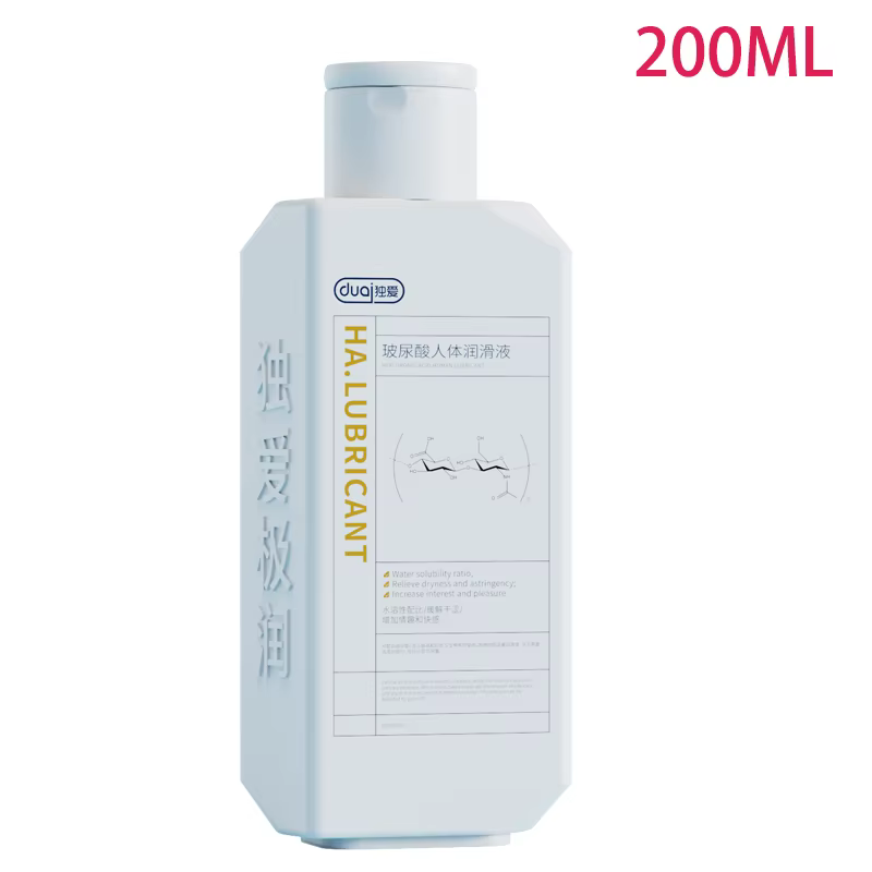 Lubrifiant DUAI HA 200 ml – Lubrifiant personnel hydrosoluble, gel intime longue durée à l'acide hya