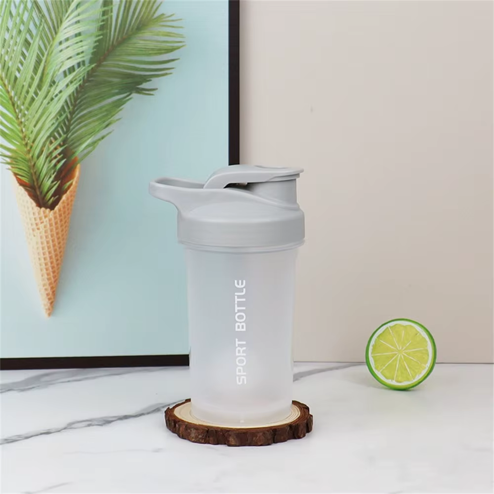 Bouteille Shaker de poudre de protéines Portable de 300ml, tasse de mélange avec échelle, bouteille