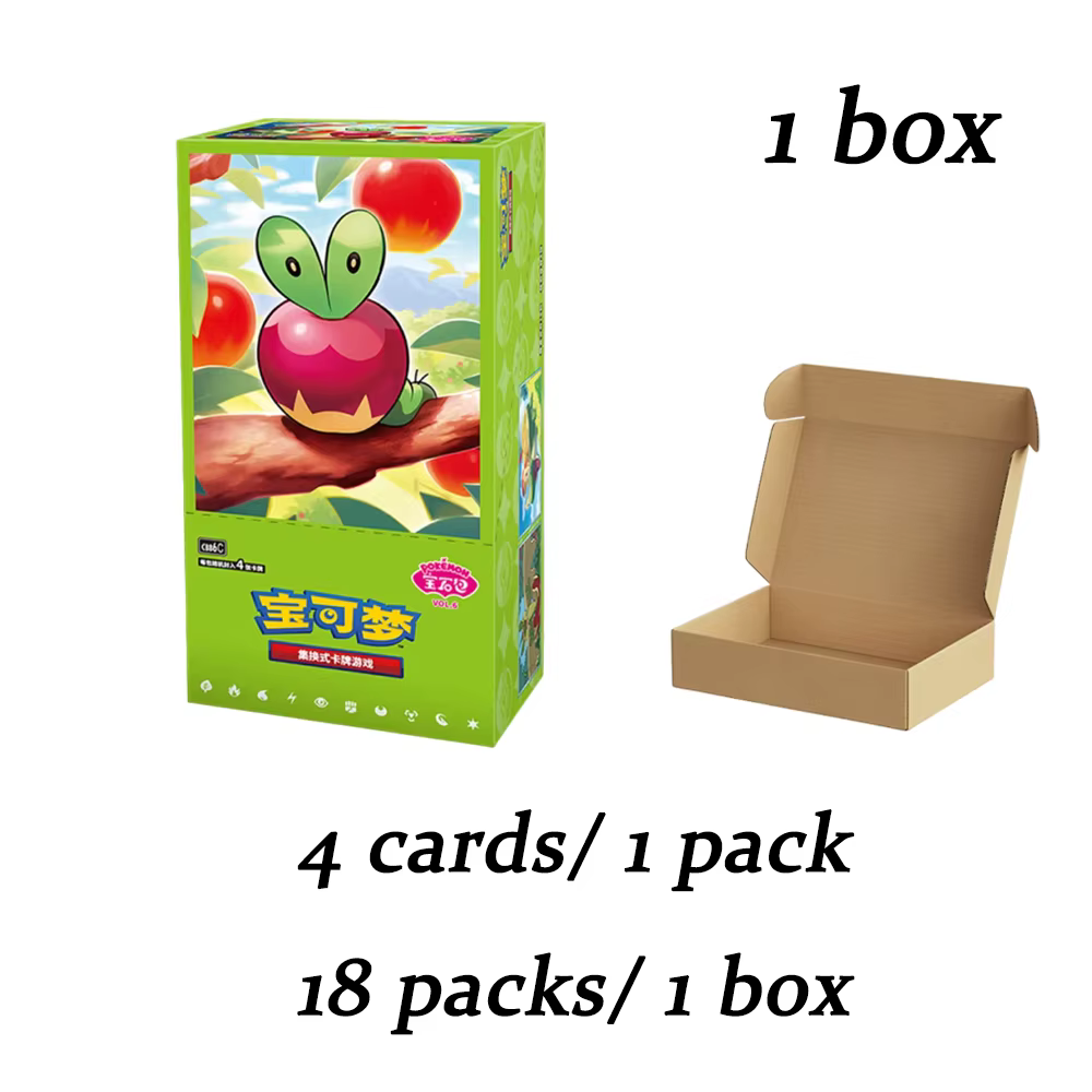 100% Original Pokémon TCG Gem Pack Vol.6 Boîte de Boosters Chinois Simplifié CBB6C Gem Pack 6 Cartes