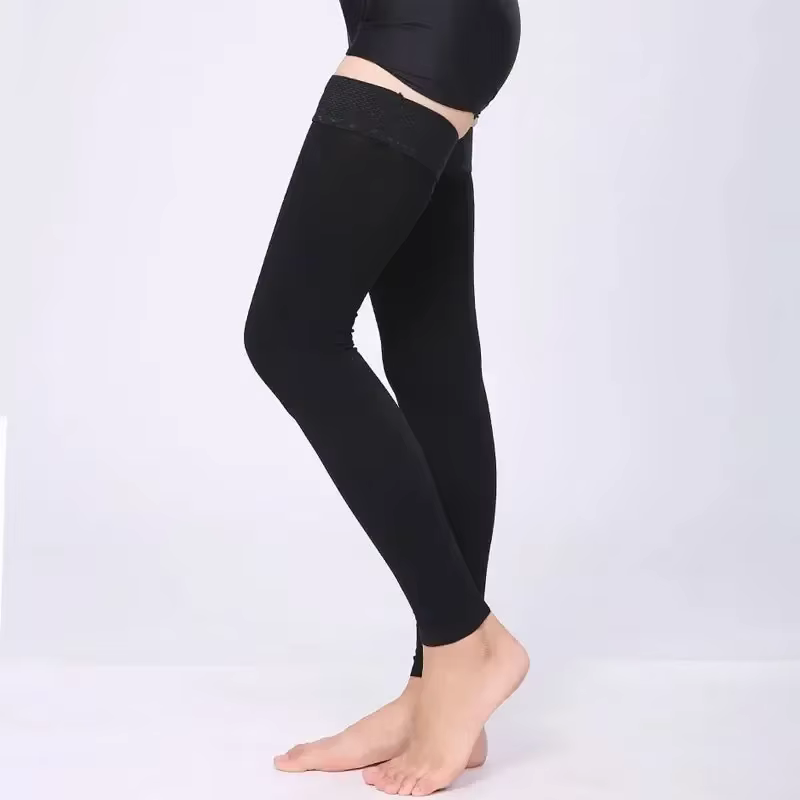 Chaussettes de Compression unisexes de niveau 2 de pression, bas de cuisse 23-32MMHG, bas de Compres