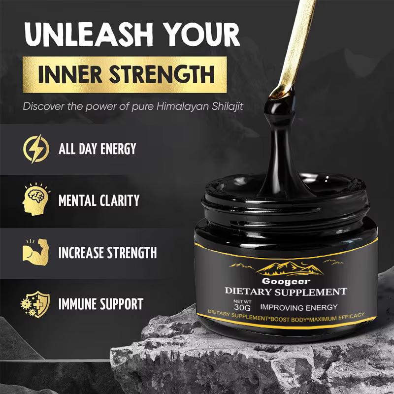 Shilajit-Acide Fulvique Naturel Himalaya, 100% Naturelle, 85 + Trace Minorganisateur, Santé du Corps