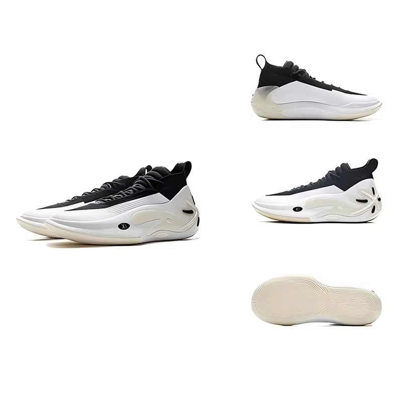 Li-Ning WAY OF WADE 11 WHITE HOT Chaussures de basket-ball professionnelles pour hommes, semelle en