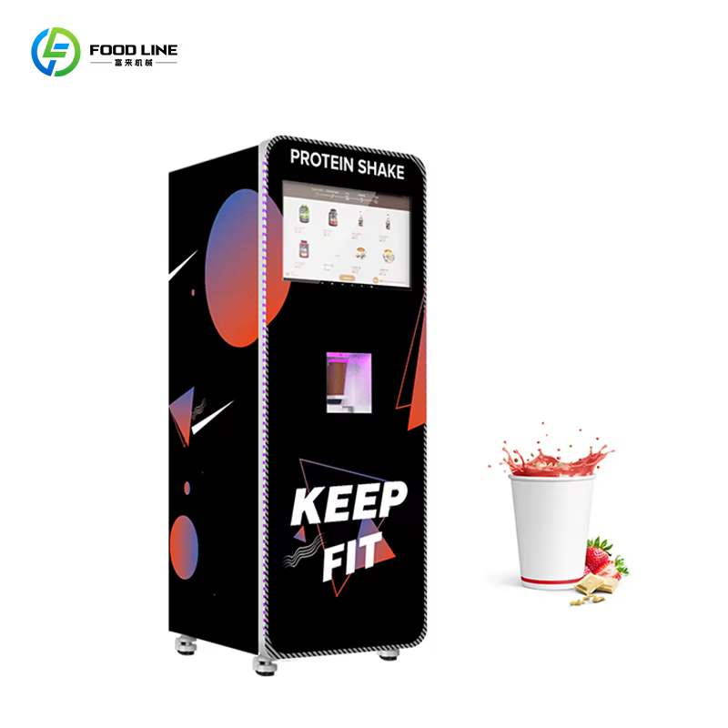 Distributeurs automatiques de protéines Whein personnalisés, distributeur automatique de boissons pr