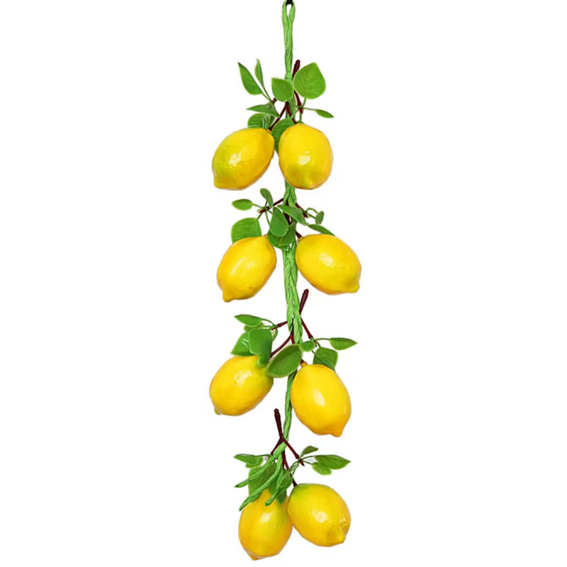 Simulation fruits artificiels, ficelle citron, pour Restaurant, hôtel, maison, jardin, mariage, cuis