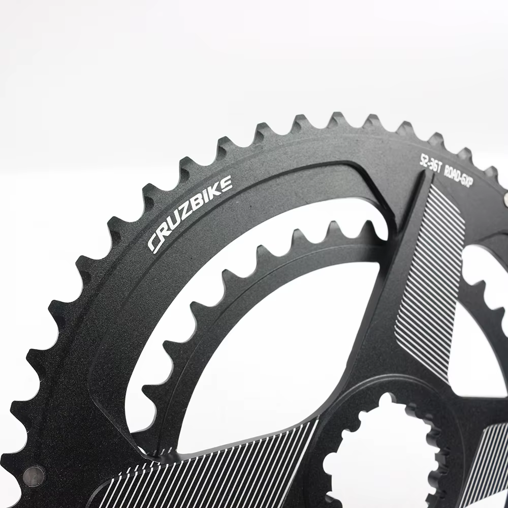 CRMERCEDES-Couronne de vélo à double disque JOWheel, plateau de vélo de route, pédalier à 8 vitesses