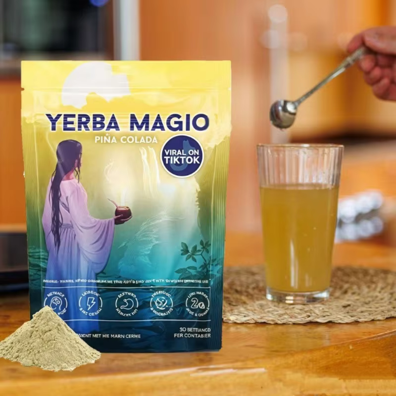 Poudre diététique à base de Yerba Mate, complément nutritionnel quotidien, soulage la fatigue, maint