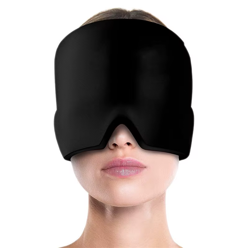 Gel glace maux de tête soulagement de la Migraine chapeau compresse froide thérapie casquette glace 