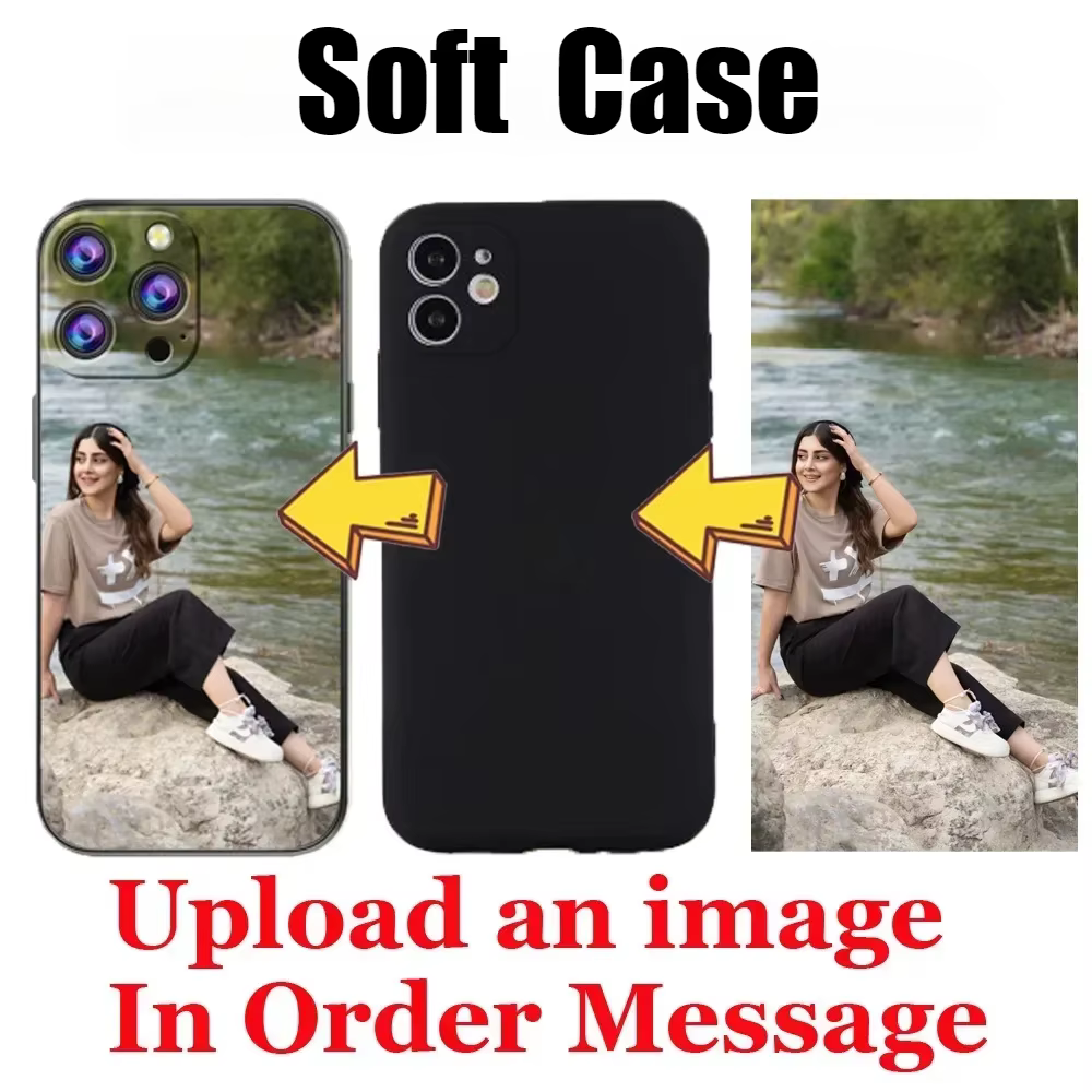 Coque de téléphone Photo à faire soi-même, étui en verre de Silicone pour iPhone 17 Pro Max Air 16 P