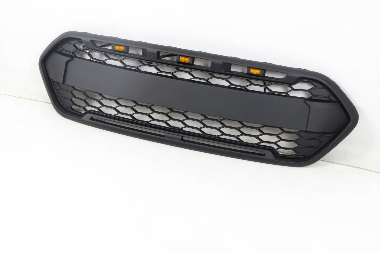 Grille de pare-chocs avant, grille en plastique ABS en nid d'abeille compatible avec Ford Transit Cu