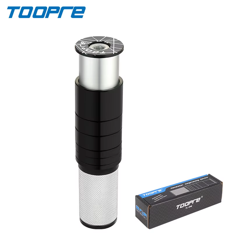 TOOPRE Kit d'extension de guidon dissimulé en alliage d'aluminium 3-55 mm réglable pour VTT et vélo