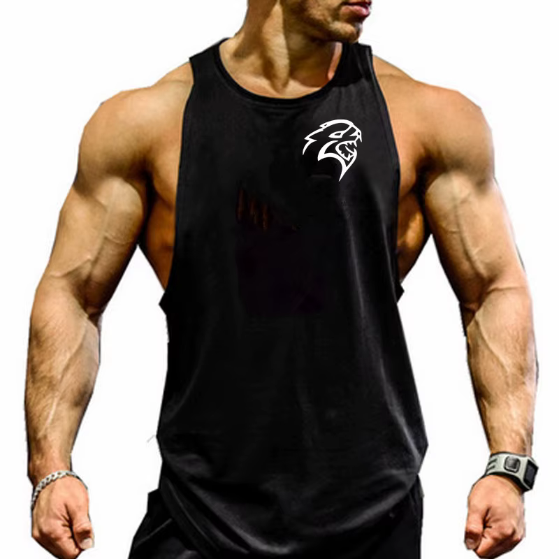 Sweat-shirt sans manches vêtements de Fitness gilets homme musclé Singlet hommes chemise de sport vê
