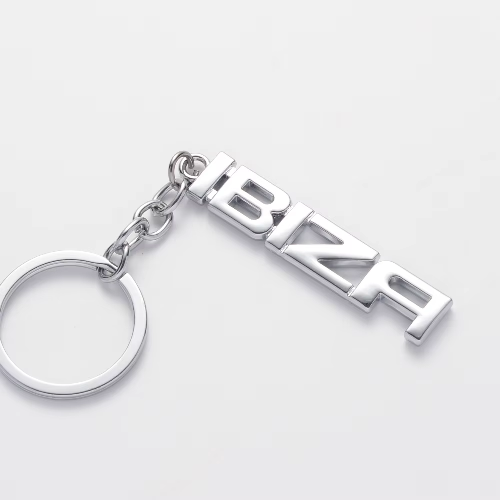Porte-clés de voiture pour Seat Ibiza, Logo en métal, accessoires