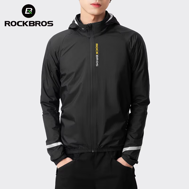 ROCKBROS imperméable cyclisme veste imperméable léger moto manteau de pluie respirant réfléchissant