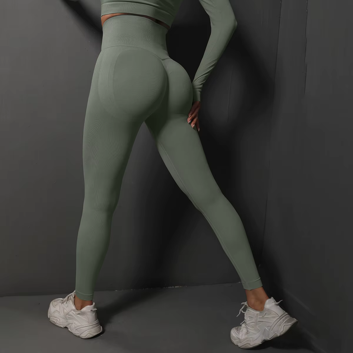 Leggings de gymnastique sans couture femmes pantalons de Yoga Sexy taille haute butin levage Legging
