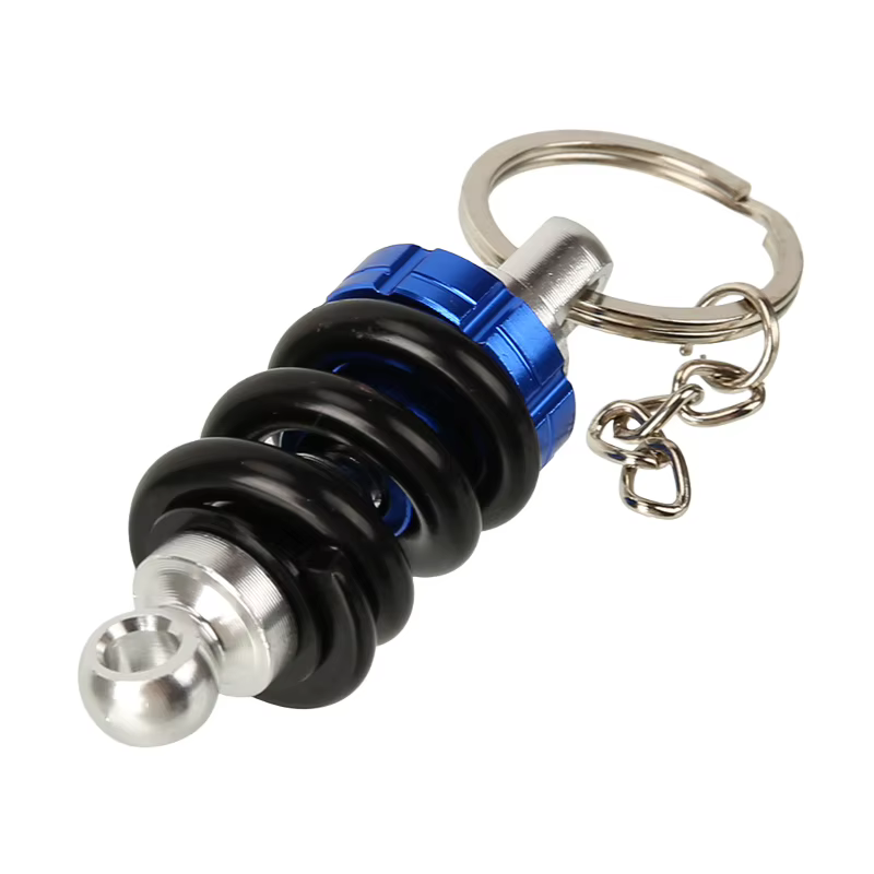Porte-clés durable et élégant en alliage d'aluminium avec amortisseur – Pendentif d'amortisseur avan