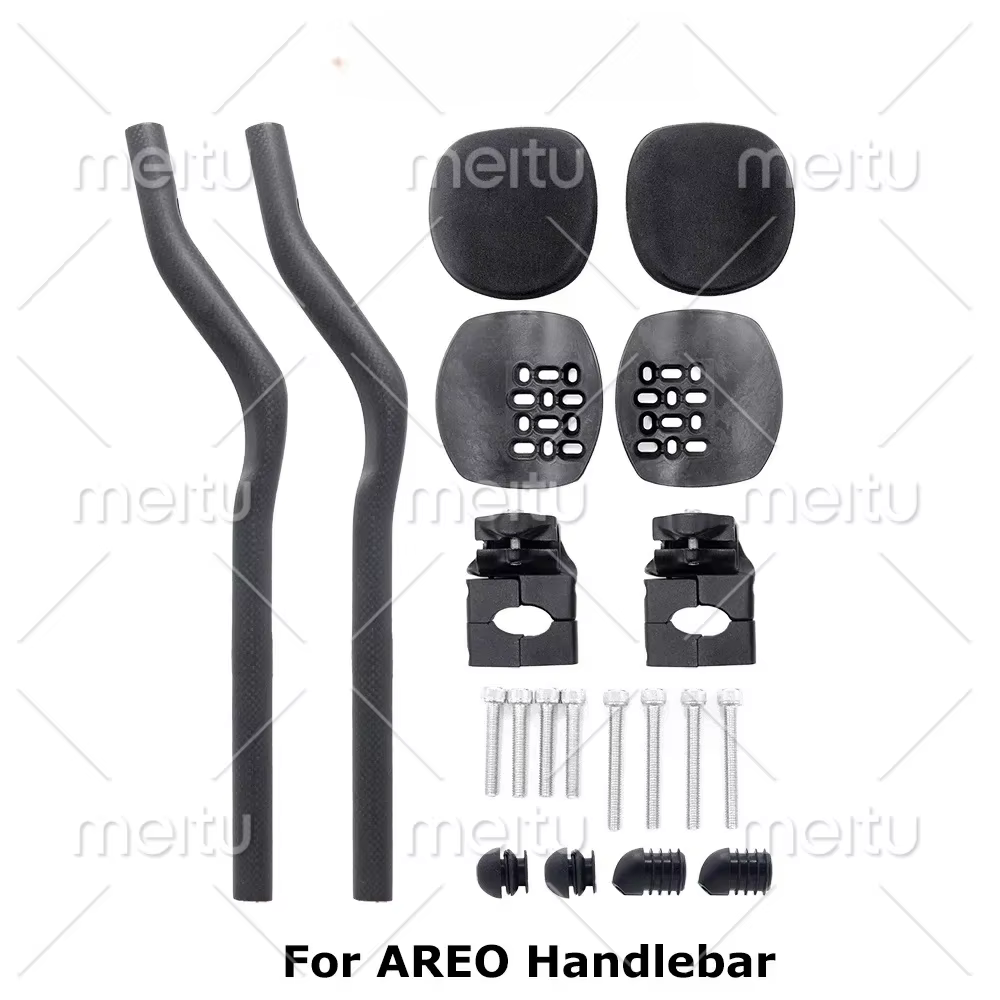 Aero Base Bar Guidon de vélo de route en fibre de carbone TT Triathlon pour vélo sur chenilles à eng