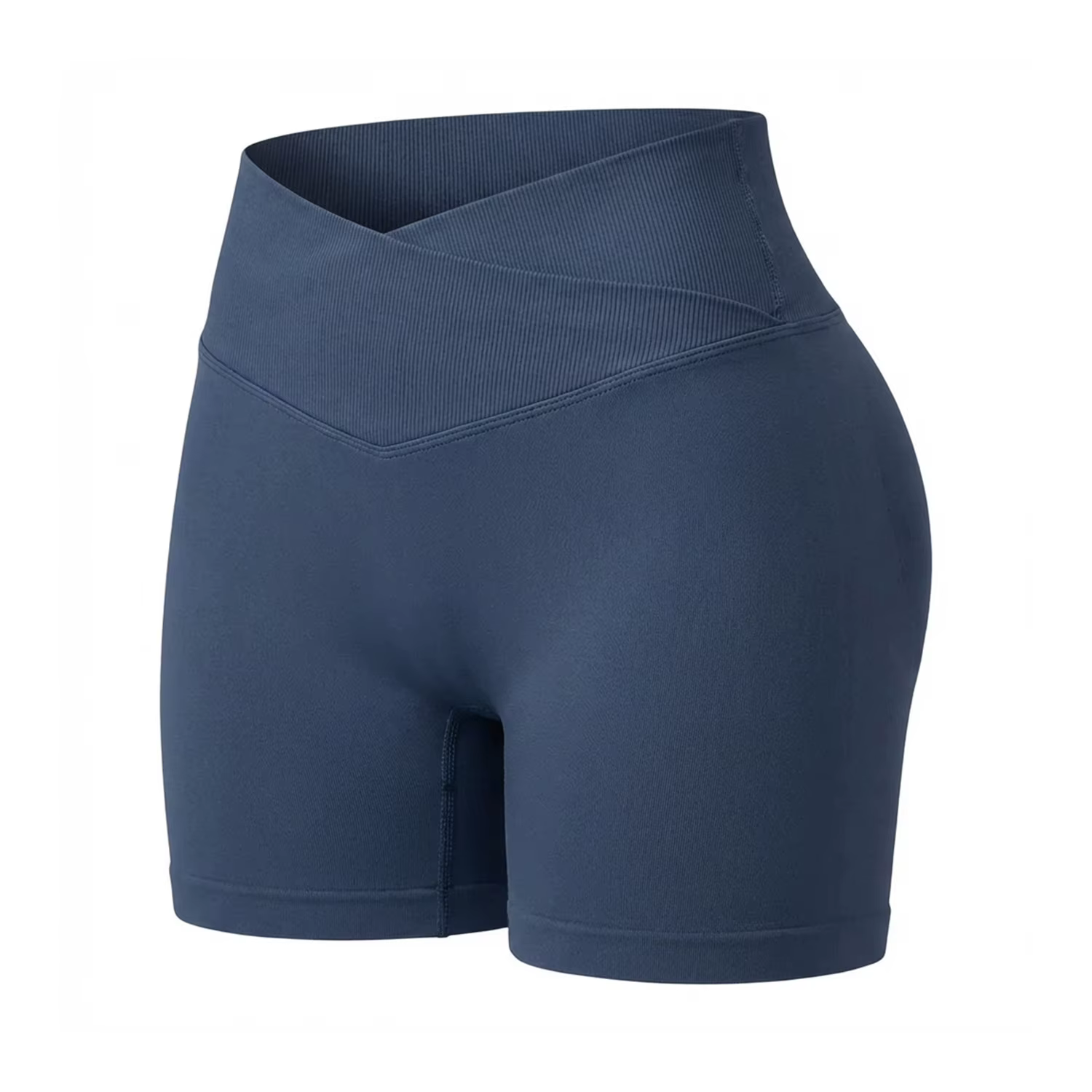 Short de sport WAREBALL pour femme, sans couture, avec taille croisée, pour fitness, entraînement, c