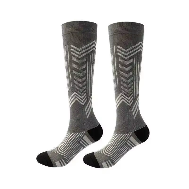 Chaussettes de compression à pression pour hommes et femmes, bas de sport flexibles, marathon, cours