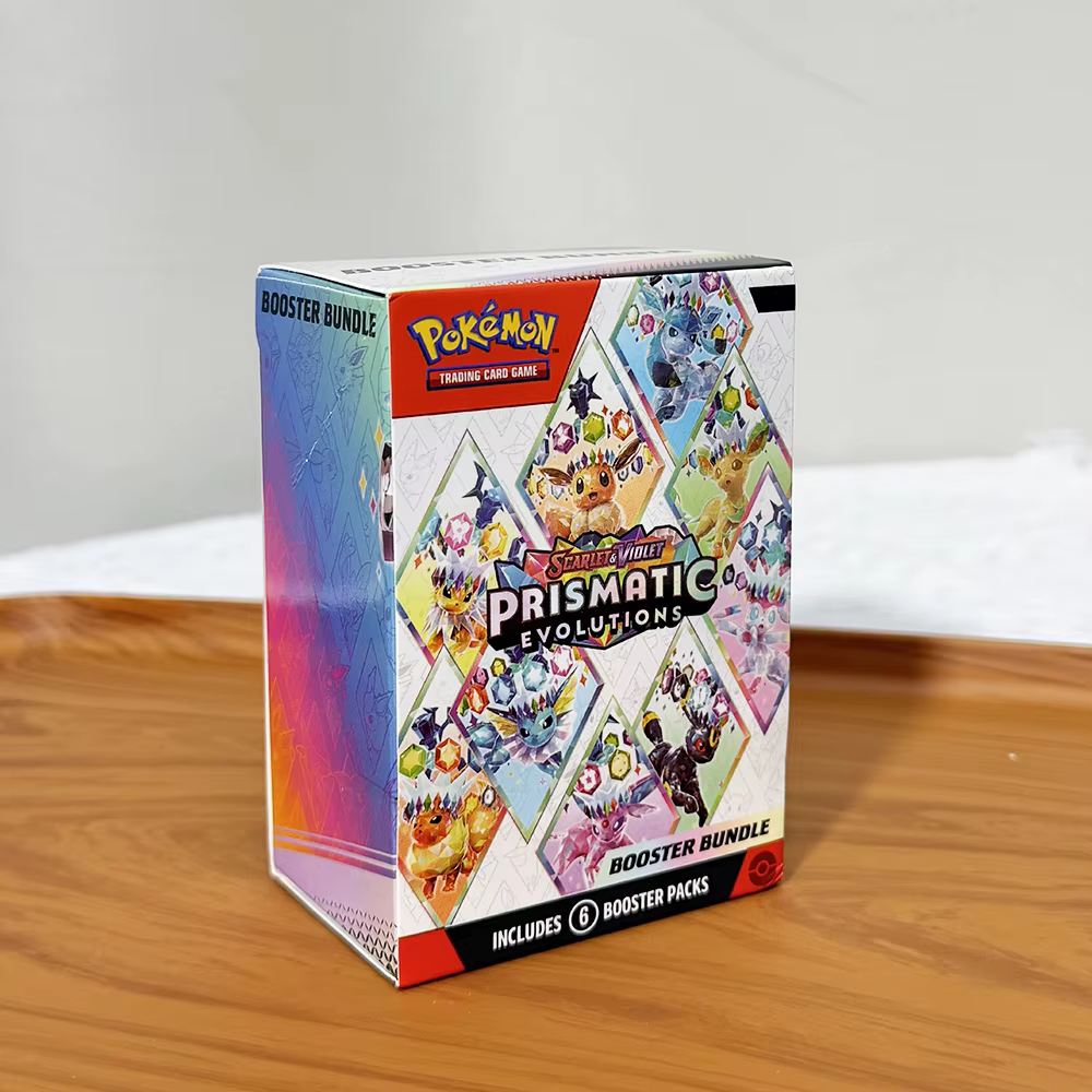 Lot de cartes Pokémon v10, paquet de boosters Destined Rivals Prismatic Evolutions Scarlet Violet 15